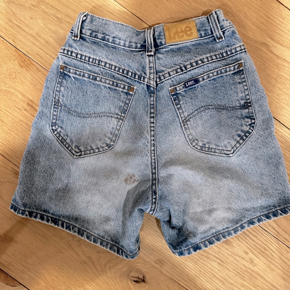 Vintage 80's Lee Juniors jean shorts, size 3.